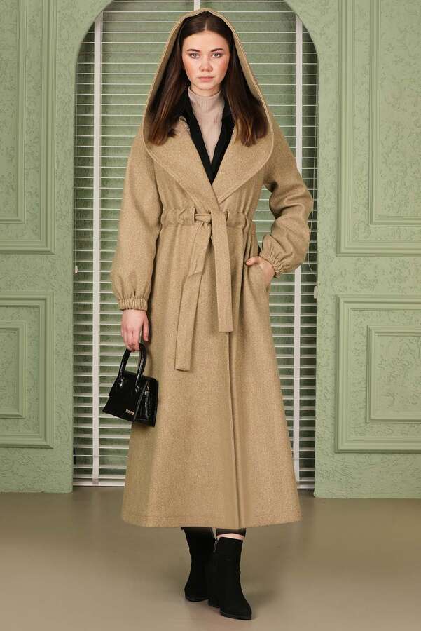 Maria Long Cachet Coat Camel 