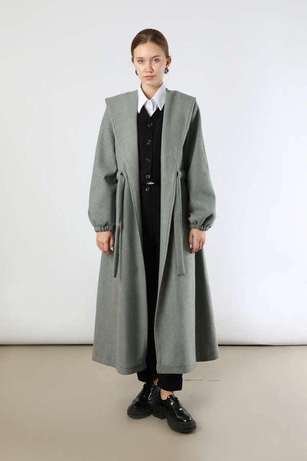 Maria Long Cachet Coat Grey 