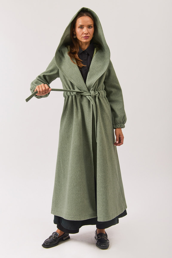 Maria Long Cachet Coat Light Mint 
