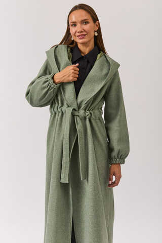 Maria Long Cachet Coat Light Mint - 3
