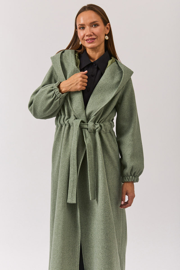 Maria Long Cachet Coat Light Mint - 3
