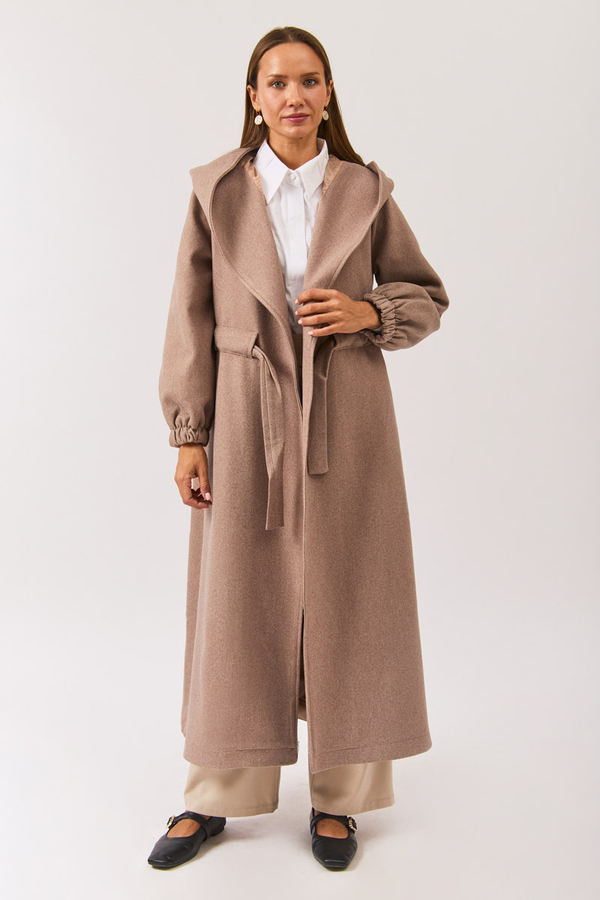 Maria Long Cachet Coat Mink