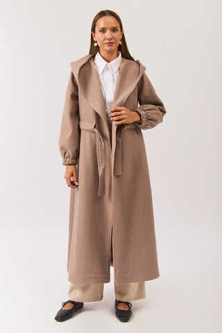 Maria Long Cachet Coat Mink - 1