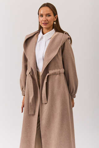 Maria Long Cachet Coat Mink - 3