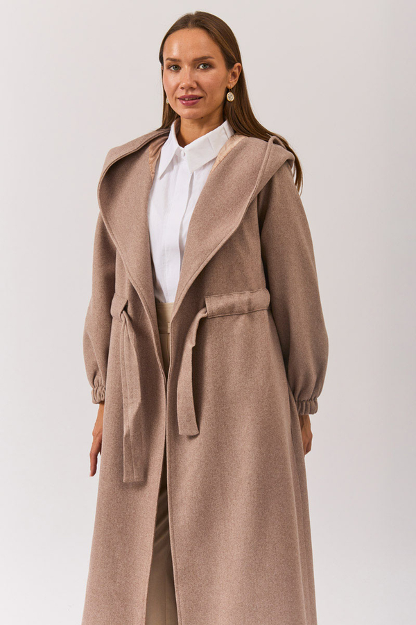 Maria Long Cachet Coat Mink - 3