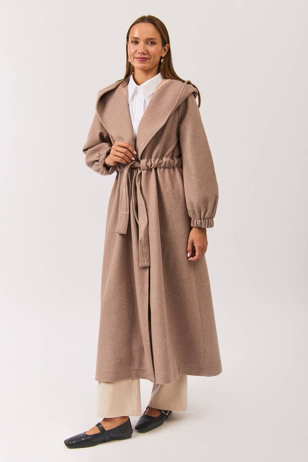Maria Long Cachet Coat Mink - 4