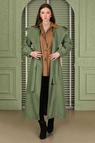 Maria Long Cachet Coat Mint - 2