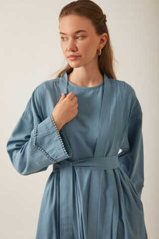 Mayda Abaya Set Baby Blue - 7