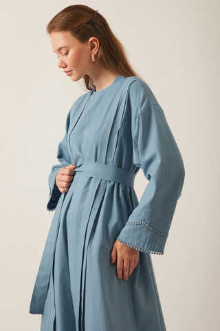 Mayda Abaya Set Baby Blue - 3
