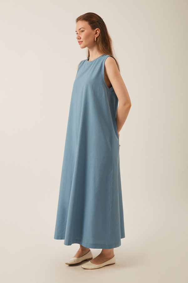 Mayda Abaya Set Baby Blue - 11