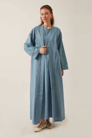 Mayda Abaya Set Baby Blue - 14