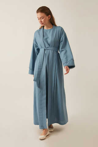 Mayda Abaya Set Baby Blue - 16