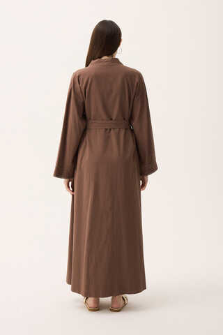 Mayda Abaya Set Brown - 14
