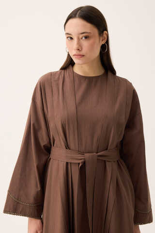 Mayda Abaya Set Brown - 6