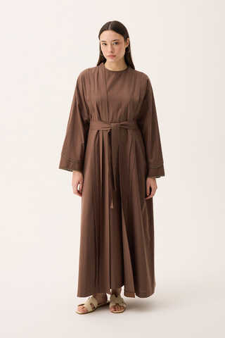 Mayda Abaya Set Brown - 10
