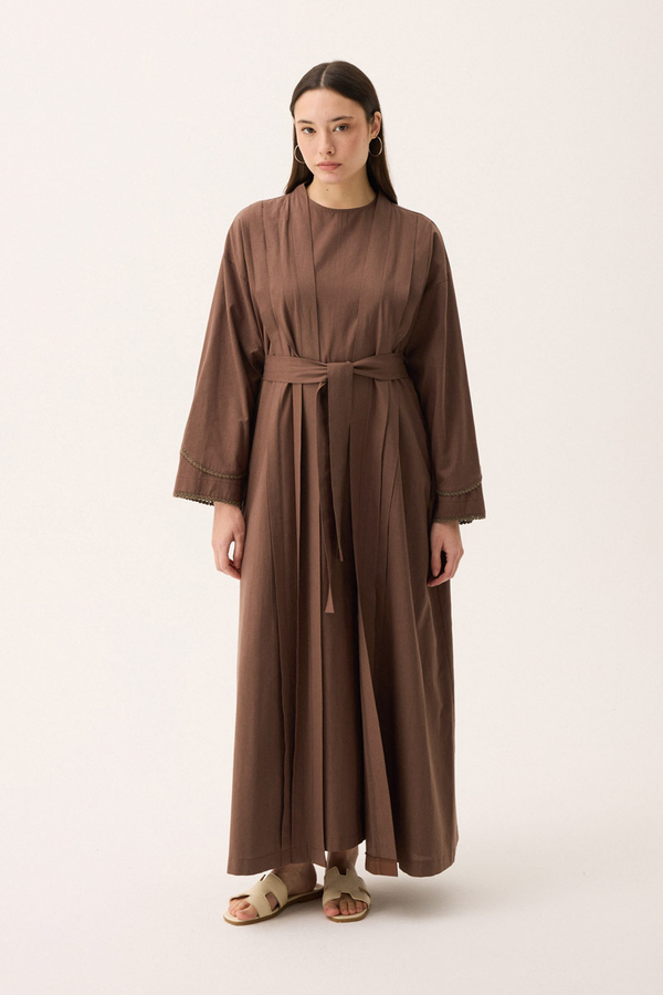 Mayda Abaya Set Brown - 10