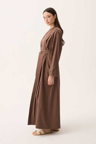 Mayda Abaya Set Brown - 12