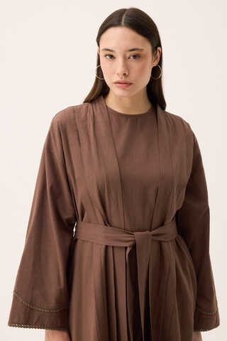 Mayda Abaya Set Brown - 2