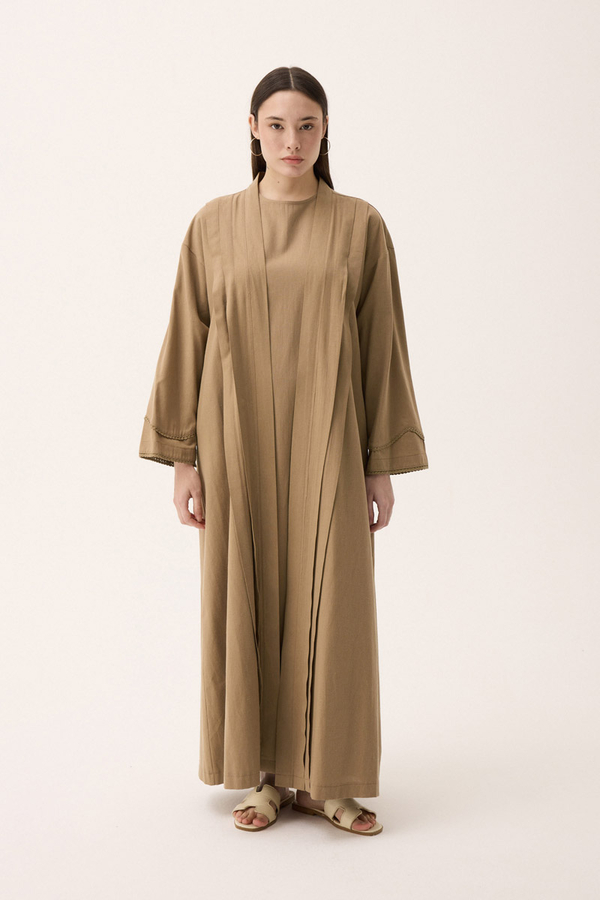 Mayda Abaya Set Camel - 4