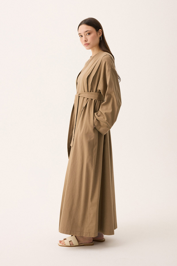 Mayda Abaya Set Camel - 11