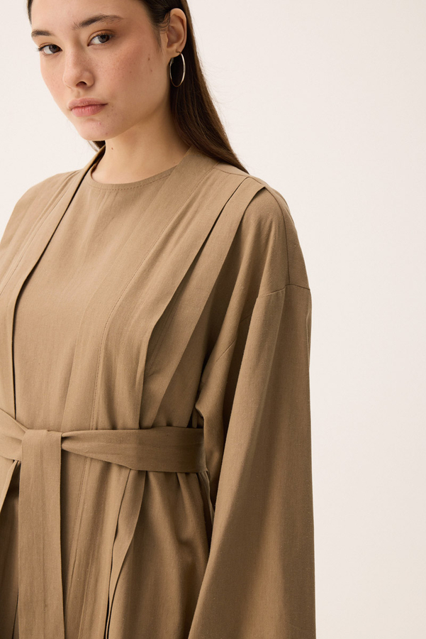 Mayda Abaya Set Camel - 12