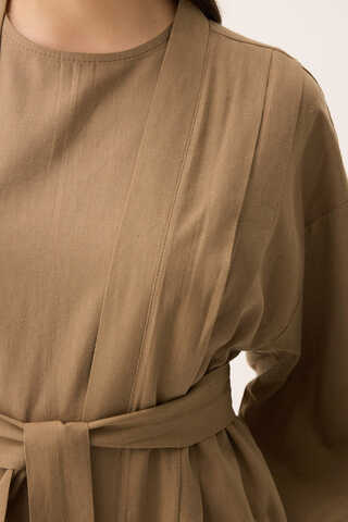 Mayda Abaya Set Camel - 13