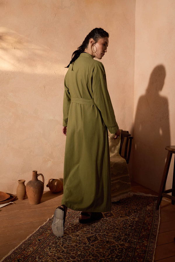 Mayda Abaya Set Khaki - 8