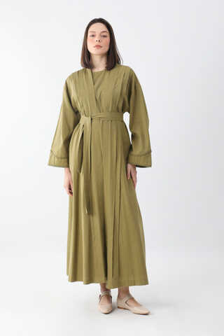 Mayda Abaya Set Khaki - 15