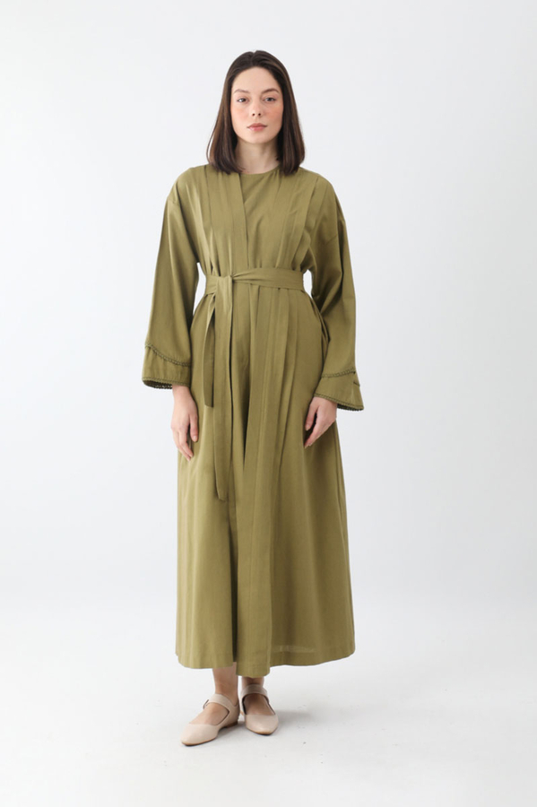 Mayda Abaya Set Khaki - 13