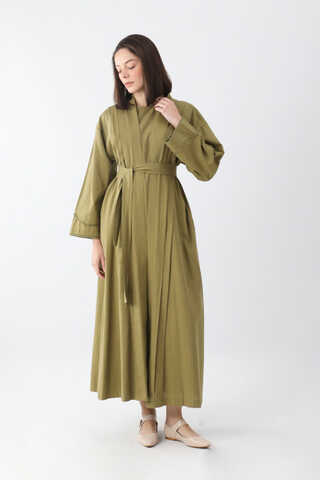 Mayda Abaya Set Khaki - 14