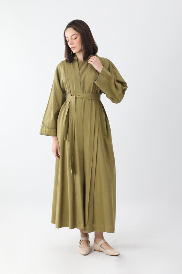Mayda Abaya Set Khaki - 14