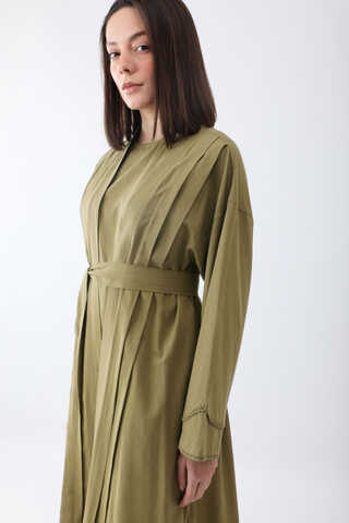 Mayda Abaya Set Khaki - 19