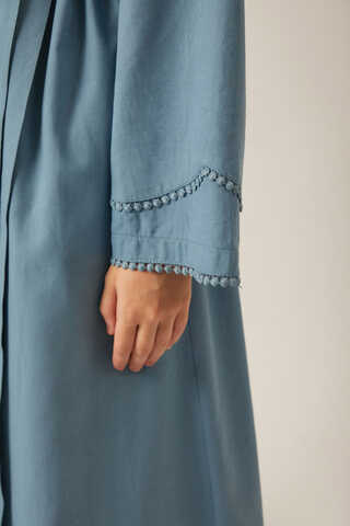 Mayda Abaya Takım Bebe Mavisi - 5