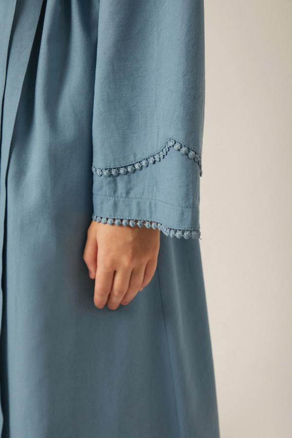 Mayda Abaya Takım Bebe Mavisi - 5