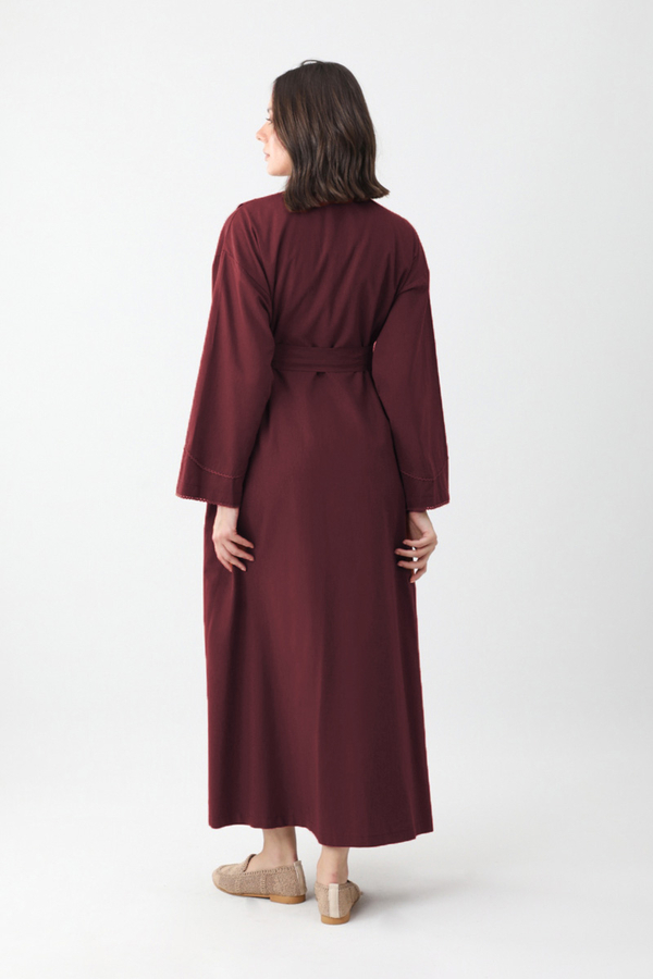Mayda Abaya Takım Bordo - 14