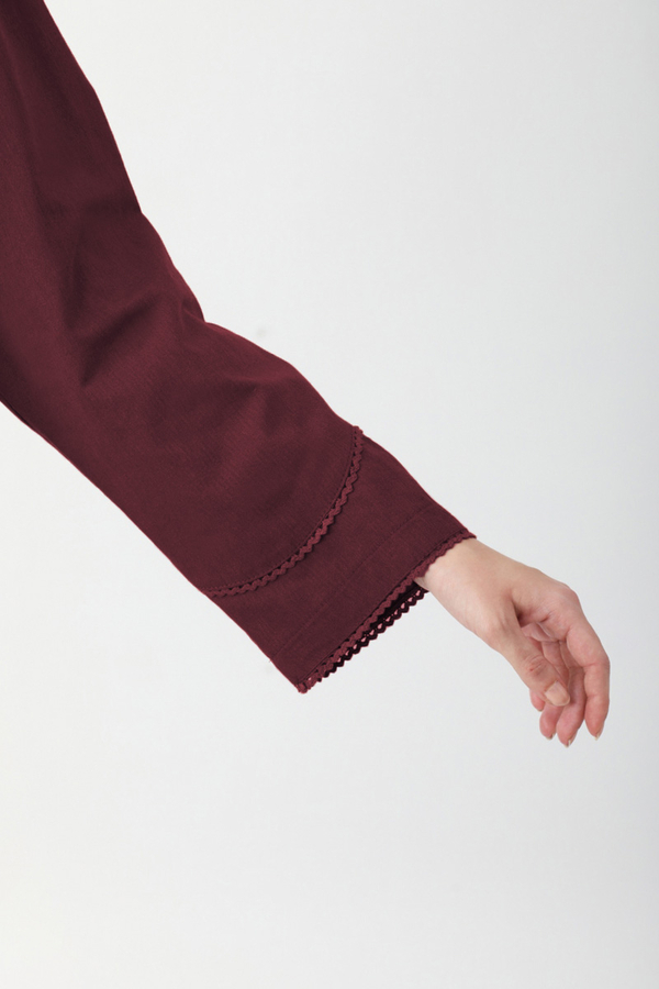 Mayda Abaya Takım Bordo - 13