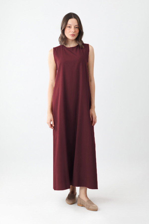 Mayda Abaya Takım Bordo - 9