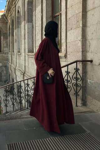 Mayda Abaya Takım Bordo - 5
