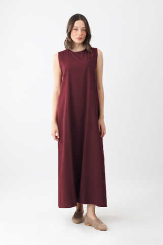 Mayda Abaya Takım Bordo - 9