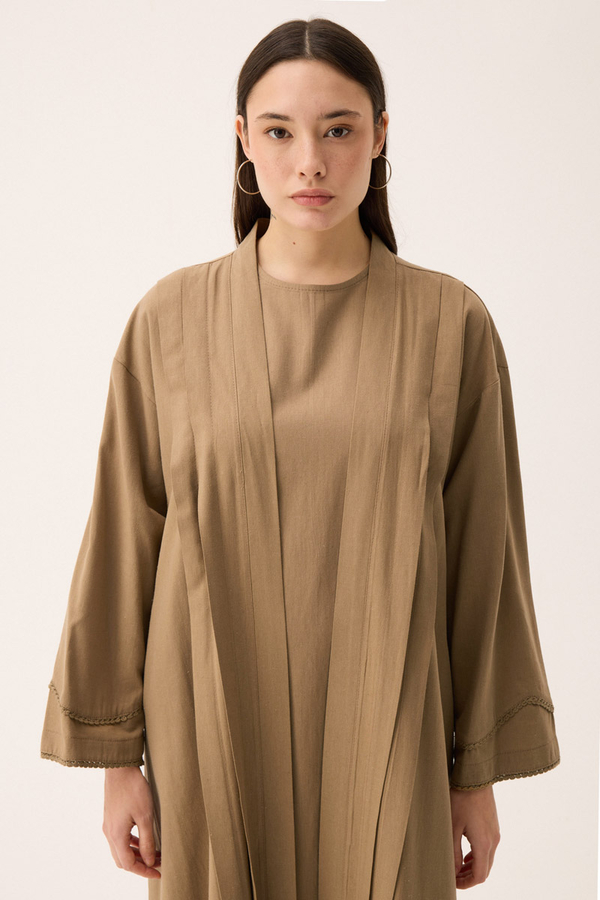 Mayda Abaya Takım Camel - 3