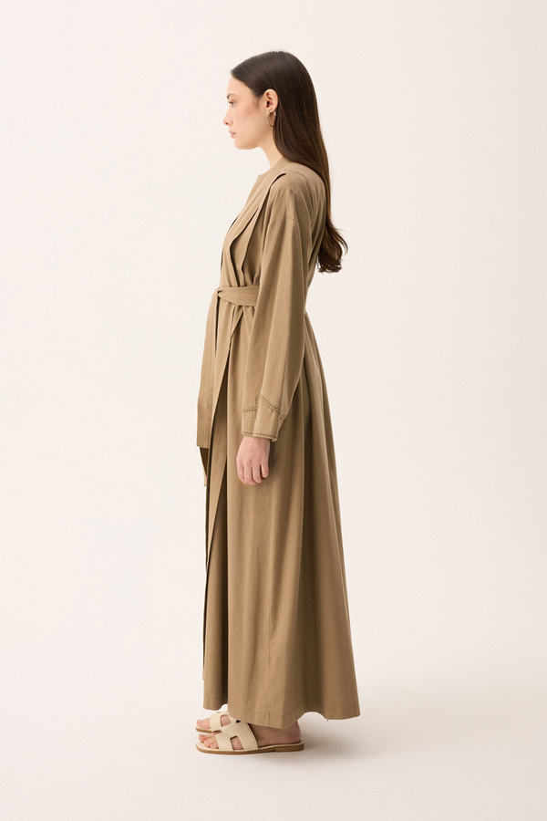 Mayda Abaya Takım Camel - 7