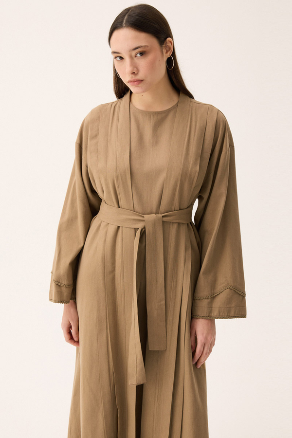 Mayda Abaya Takım Camel - 6