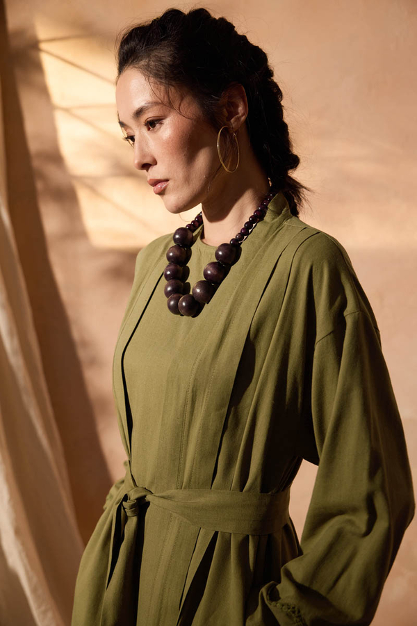 Mayda Abaya Takım Haki - 6