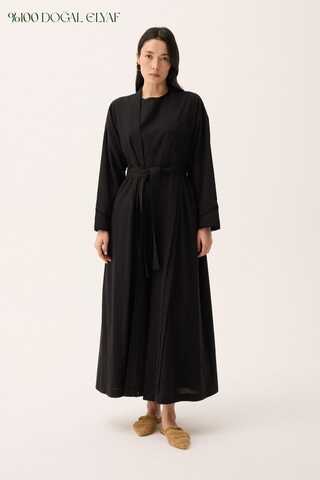 Mayda Abaya Takım Siyah - 1