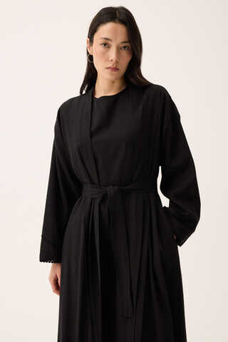 Mayda Abaya Takım Siyah - 7