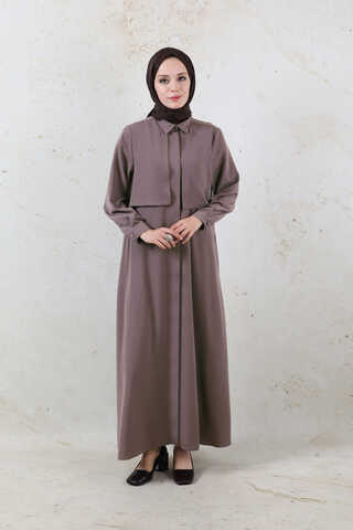 Medina Silk Dress Dusty Rose - 1