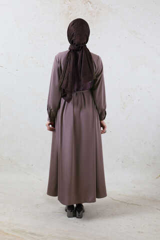 Medina Silk Dress Dusty Rose - 6