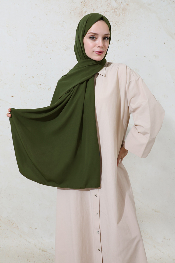 Medina Silk Shawl Green - 2