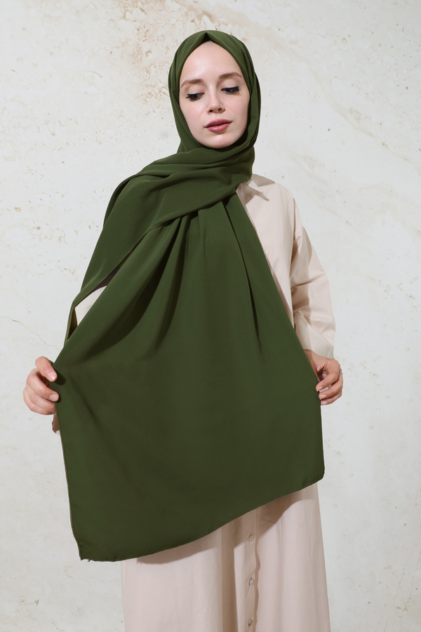 Medina Silk Shawl Green - 4