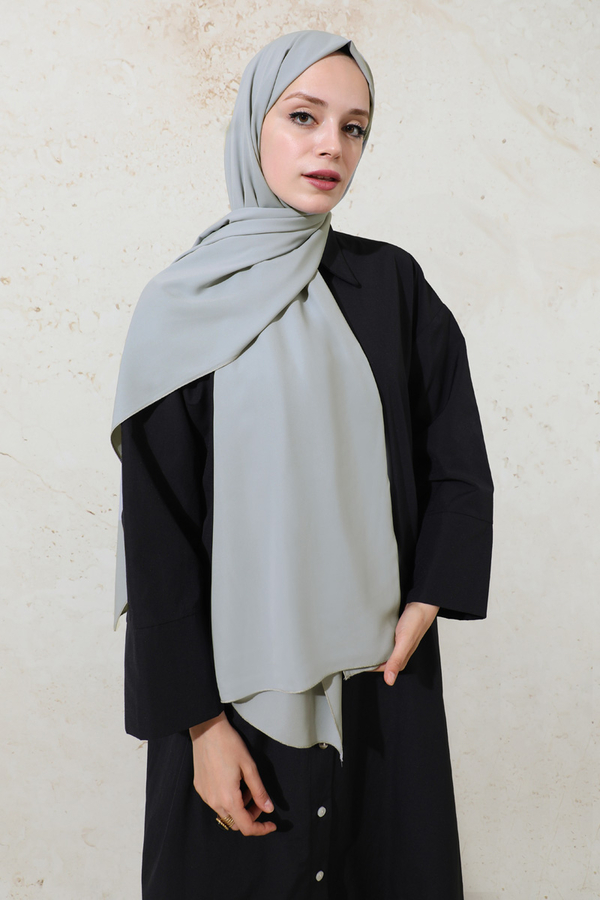 Medina Silk Shawl İndigo - 3